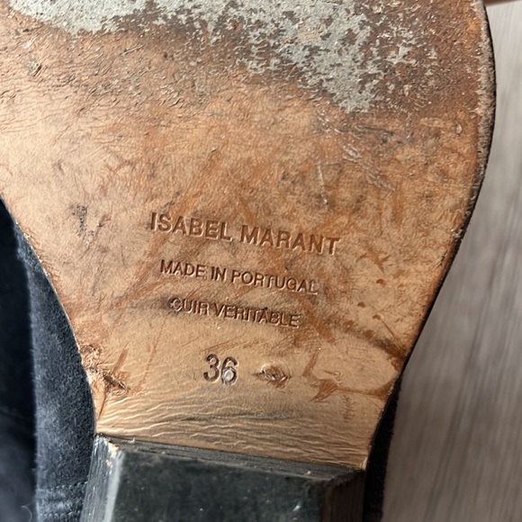 Isabel Marant Black Ankle Boots - Picture 7 of 7